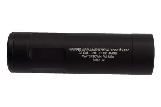 Griffin Armament Resistance 22M Modular Suppressor features a stacked baffle design